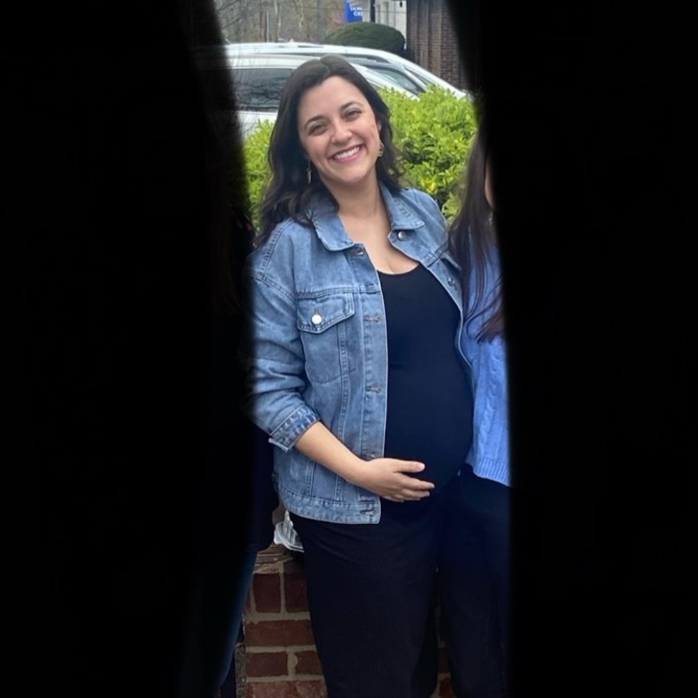 Maternity Oversized Denim Jacket